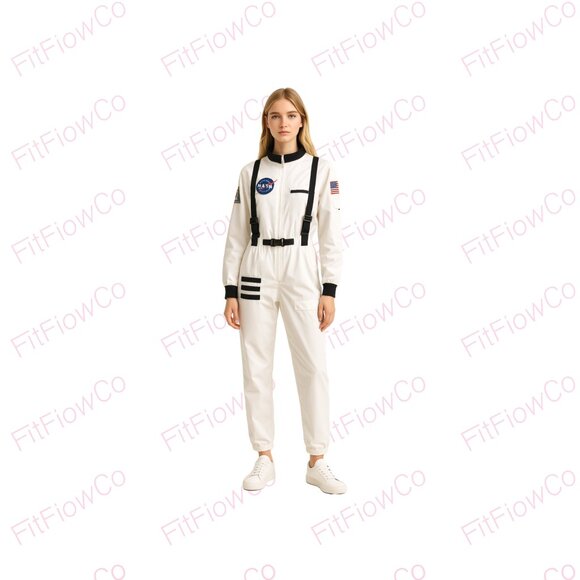 NASA Astronaut Costume Jumpsuit Spirit Size S Space Shuttle Holiday Party - Picture 1 of 7
